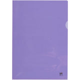 Oxford Fundas Transparentes Premium De Color A4 Pvc 015 Mm 25 Ud.