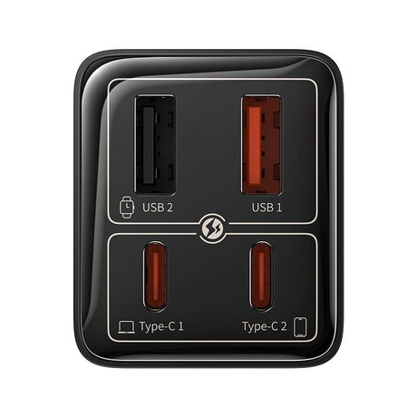 EAN 6932172644444 - Baseus GAN6 65W ŞARJ+100W C TO C KBL-SYH cargador de dispositivo móvil Ordenador portátil, PDA, Tableta N imagen 5