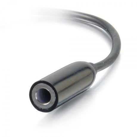 EAN 0757120544265 - C2G 54426 cable de teléfono móvil Negro 0,09 m USB-C 3,5 mm imagen 4