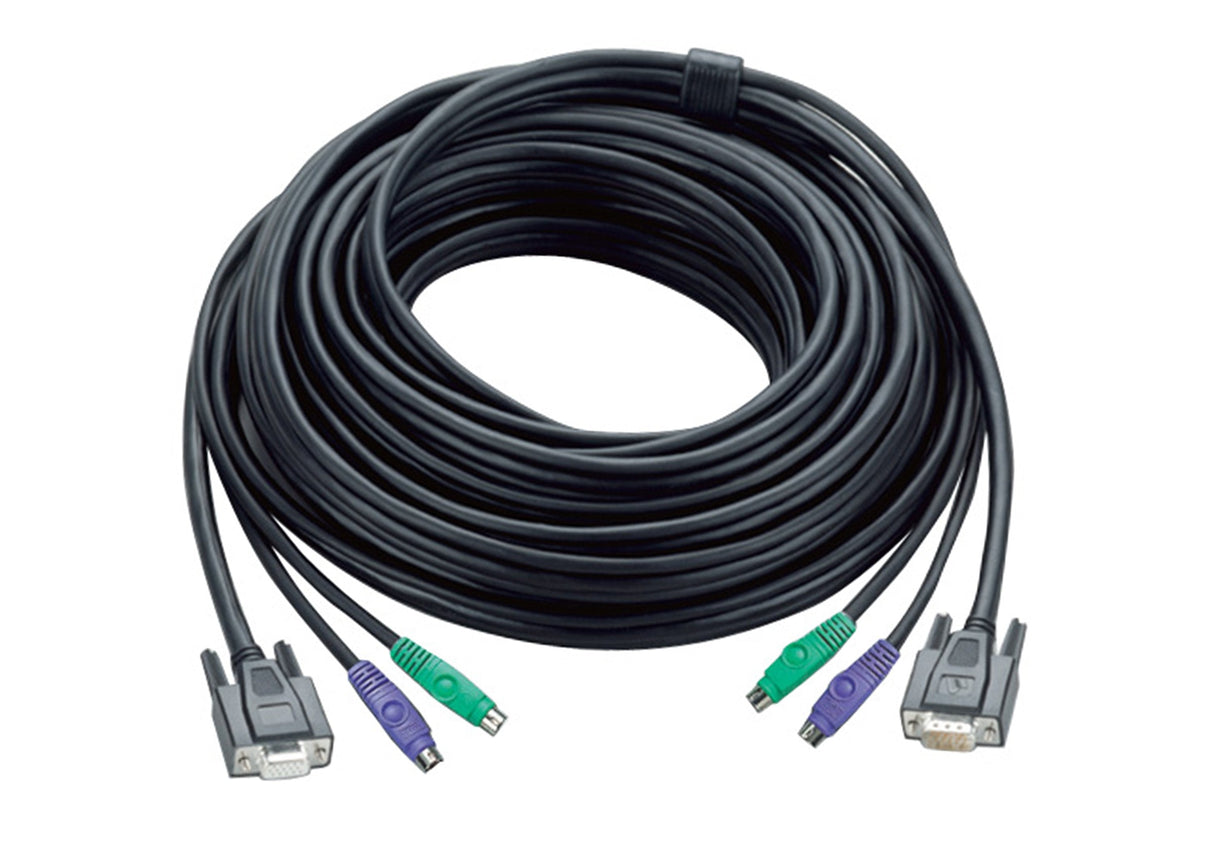 EAN 0672792105197 - ATEN 30ft PS/2 cable para video, teclado y ratón (kvm) Negro 10 m imagen 1