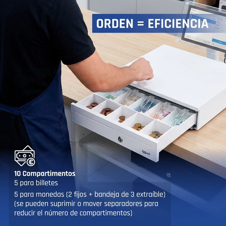 EAN 8435364318782 - iggual IRON-30PW Cajón de efectivo electrónico imagen 14