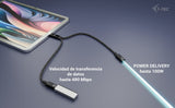 EAN 8595611707728 - i-tec C31DUALSPLITTERCBLPD cable USB USB 2.0 0,3 m USB C 2 x USB C Negro imagen 8