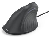 Hama Ecm-500l Raton Optico Vertical Para Zurdos 1800dpi - Cable 180cm - Ergonomico - Silencioso - 7 Botones -