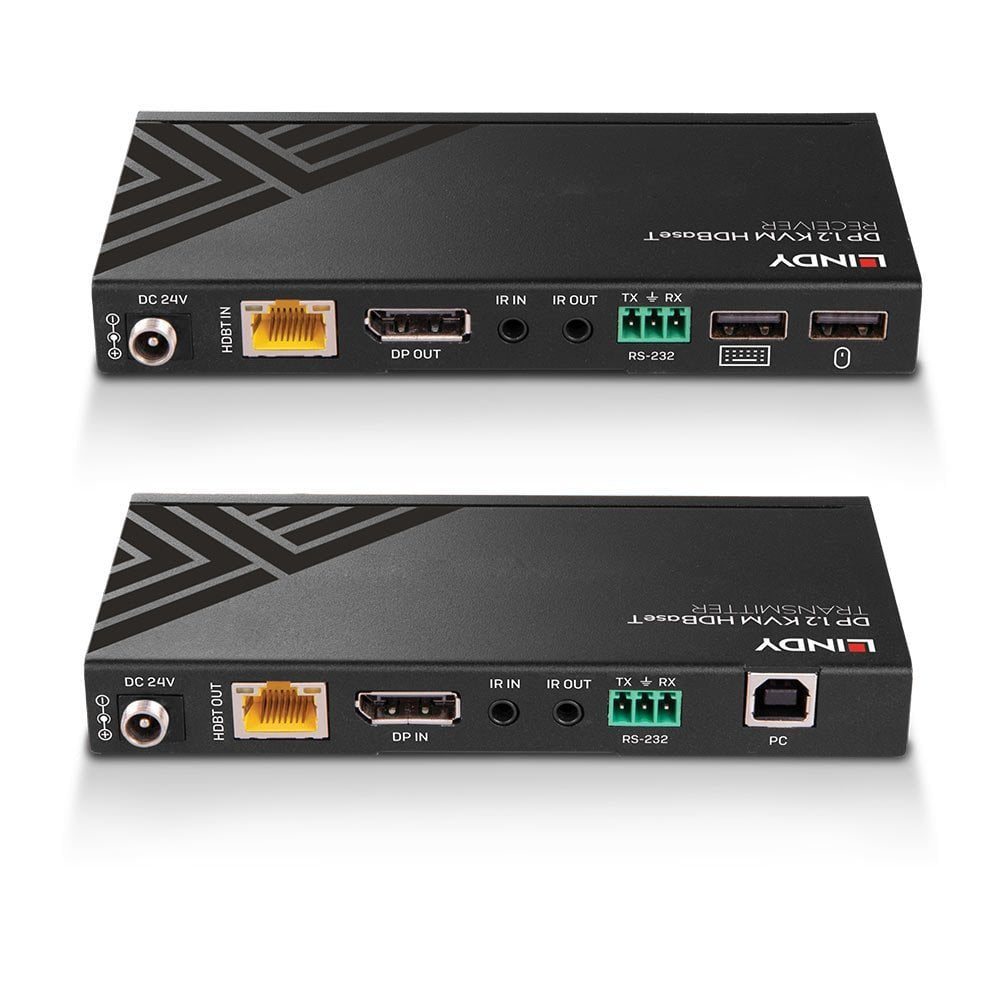 Lindy 150m Cat.6 Displayport Y Usb Kvm Hdbaset Ext Ir Rs232