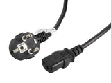 Lanberg Cable De Alimentacion Ca-C13c-11cc-0050-Bk Conectores Schuko / Iec320 C13 5 Metros