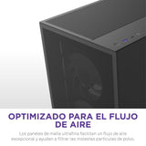 EAN 5056547205878 - NZXT H5 Flow RGB Midi Tower Negro imagen 10