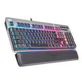 EAN 4713227530590 - Thermaltake ARGENT K6 RGB teclado Juego USB QWERTZ Alemán Titanio imagen 2