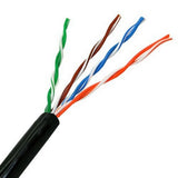 Aisens Bobina Cable Exterior Rj45 Cat.5e Utp Rigido Awg24 - 100m - Negro