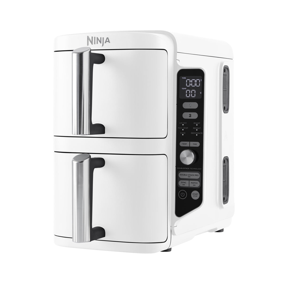 Freidora Sin Aceite Ninja Double Stack Xl De 9,5 L, Color Blanco Sl400euwh