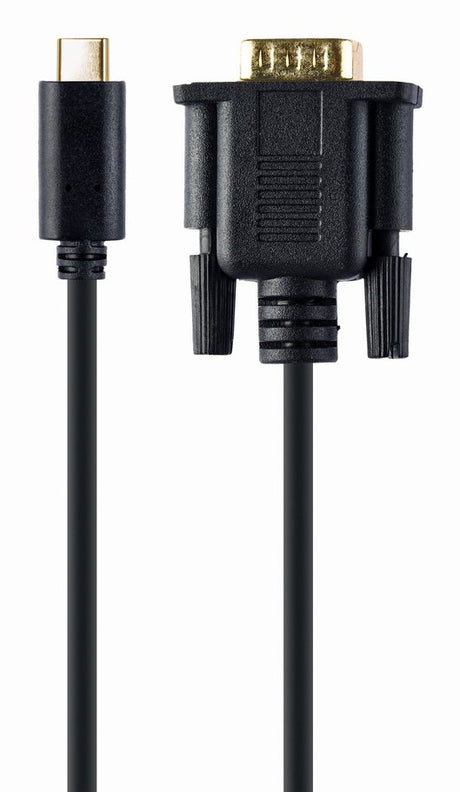 EAN 8716309124140 - Gembird A-CM-VGAM-01 adaptador de cable de vídeo 2 m USB C VGA (D-Sub) Negro imagen 1