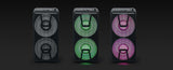 Altavoz Muse M-1820  Para Dj Bluetooth Para Fiesta, Con Cd Y Batería, Inalámbrico, Negro