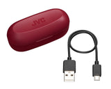 Auriculares Bluetooth Jvc Ha-A8t Con Estuche De Carga Autonomía 6h Rojos