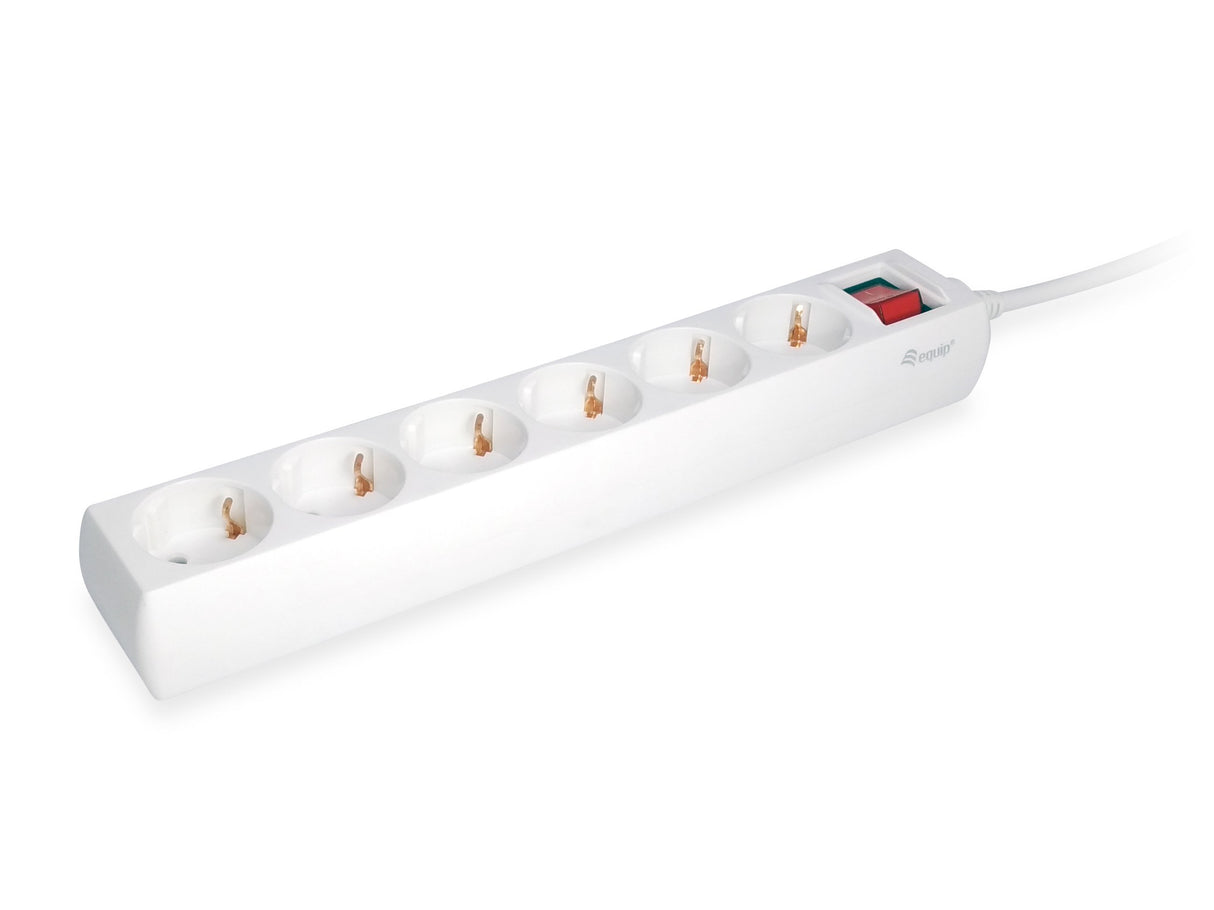 EAN 4015867222041 - Equip 245552 base múltiple 1,5 m 6 salidas AC Interior Blanco imagen 1