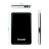 Tooq Carcasa Externa Hdd/Sdd 2.5" Hasta 7,0mm Sata Usb 3.0/3.1 Gen 1 - Ultraplana - Negro
