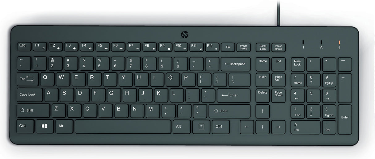 EAN 0196548244218 - HP 150 USB-A Wired Keyboard teclado Universal Negro imagen 1