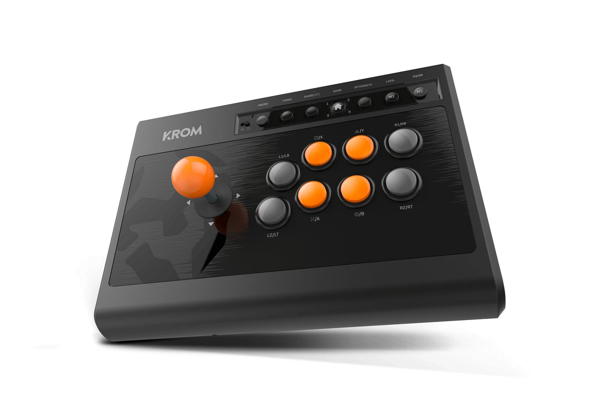 Krom Fightstick Kumite Playstation 4 Y 3 Xbox One Negro Nxkromkmt
