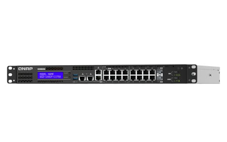 EAN 4713213517864 - QNAP QGD-1602P Gestionado L2 2.5G Ethernet (100/1000/2500) Energía sobre Ethernet (PoE) Negro, Gris imagen 4