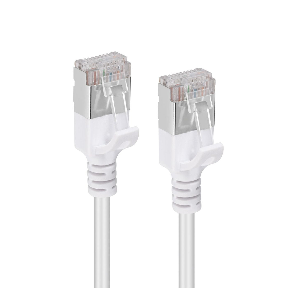 Cat6a U-Ftp Slim, Lszh, 0.15m  Network Cable, White