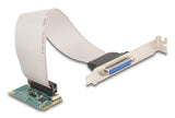 Delock Delock Mini Pcie E/S Pcie Pcie Tamaño Completo 1 X En Paralelo, Tarjeta De Interfaz 95275