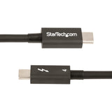 EAN 0065030897273 - StarTech.com TBLT4MM1M cable Thunderbolt 40 Gbit/s Negro imagen 3
