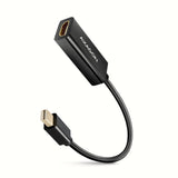 Axagon Rvdm-Hi14n Mini-Displayport Zu Hdmi Adaptador, 4k/30 Hz, 15 Cm Lang - Negro