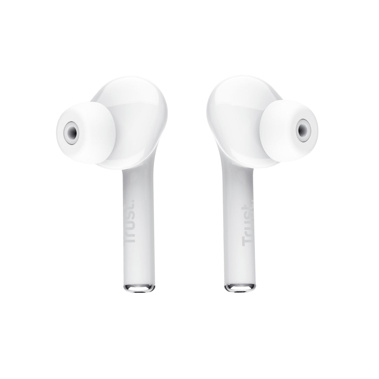 Auriculares Bluetooth Trust Nika Touch Con Estuche De Carga Autonomía 6h Blancos