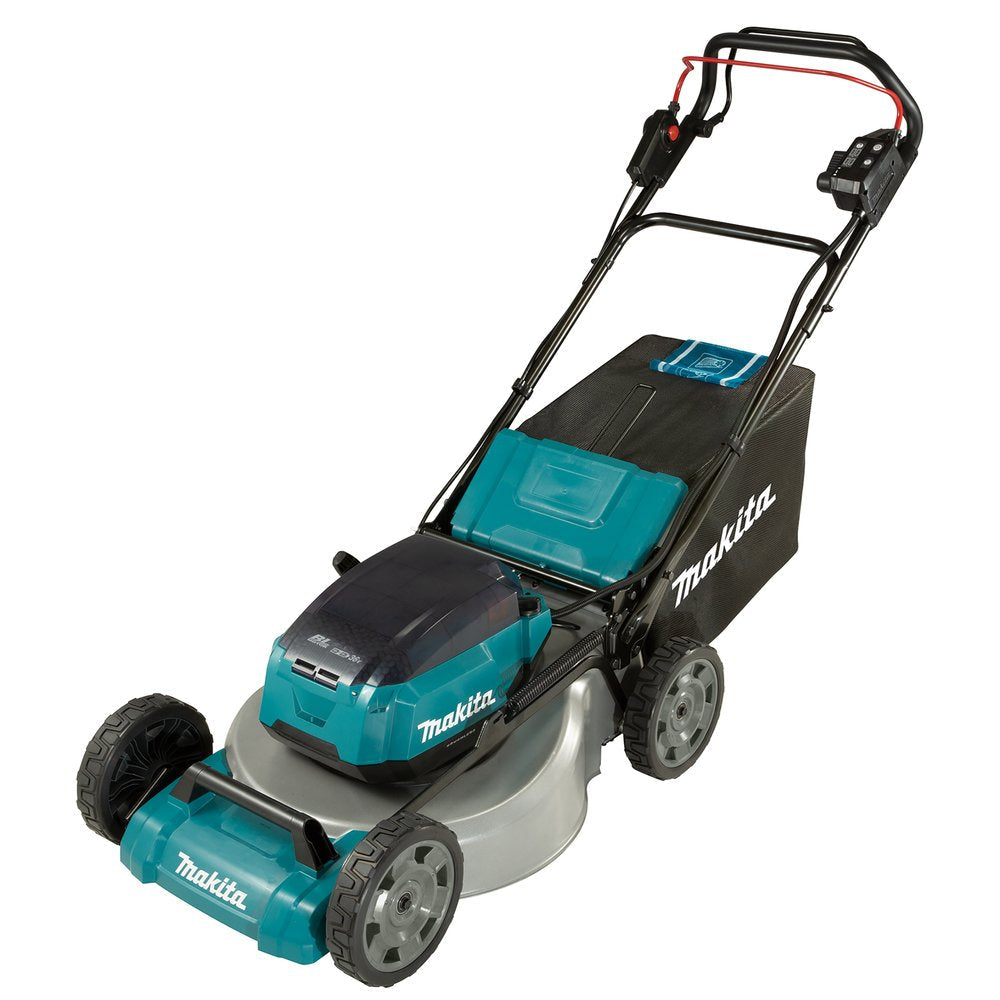 Cortacésped Inalámbrico Makita Dlm465z, 36 Voltios (2x18 Voltios) Azul/Negro, Sin Batería Ni Cargador, Con Tracción