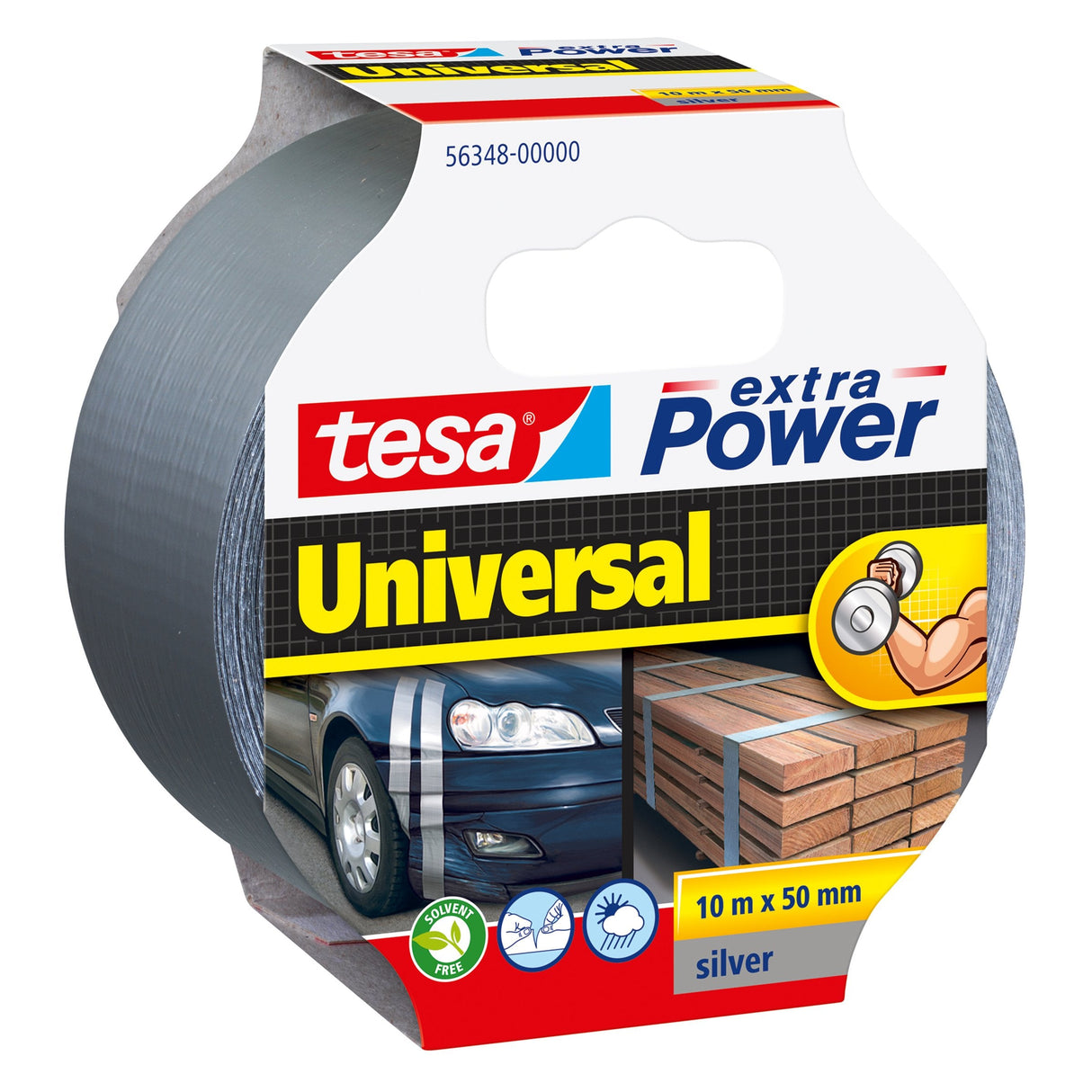 Tesa Extra Power Universal 10m 50mm Plateado 56348-00000-06