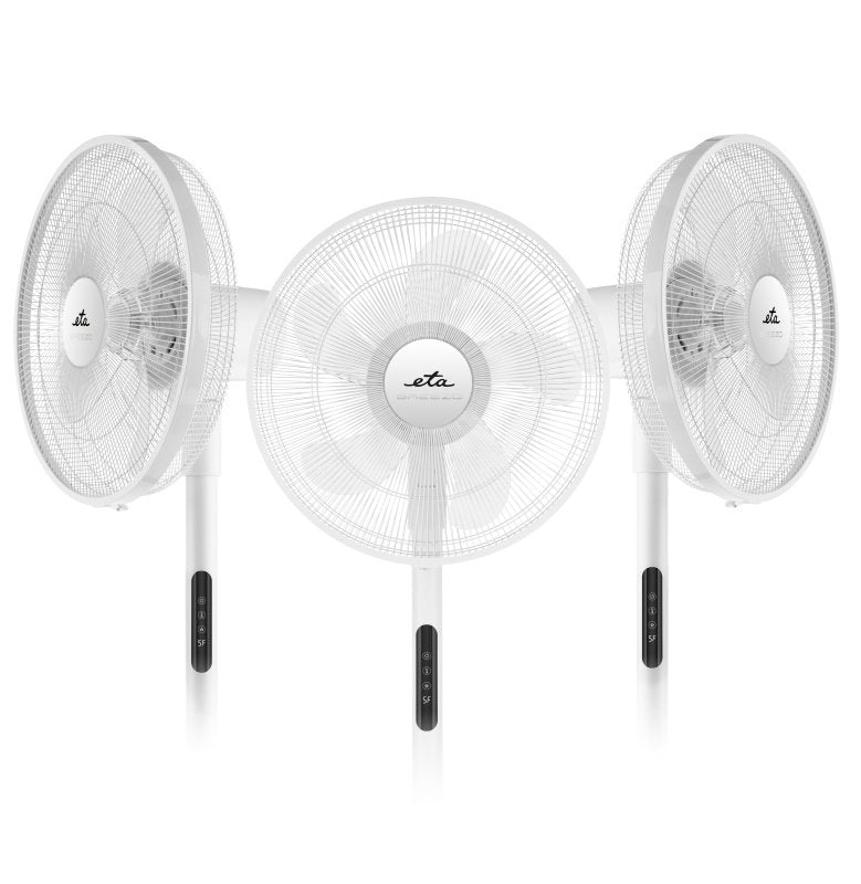 Eta Eta460790000 Breezo Stand Fan, Diameter 45 Cm, Number Of Speeds 4, White