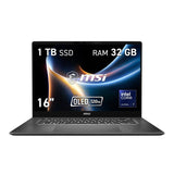 Portatil  Msi 16"  Prestige 16-253es U7-355 32gb 1tb W11h