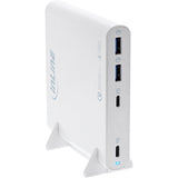 Inline® Usb Power Supply, Gan Charger, 4-Port, 2x Usb-C + 2x Usb-A, 120w, White