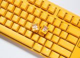 Ducky One 3 Yellow Gaming Tastatur Rgb Led - Mx-Clear Us Teclado Usb Inglés De Ee. Uu. Amarillo
