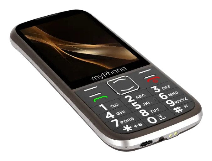 EAN 5902983634829 - myPhone TEL001039 teléfono móvil 8,89 cm (3.5") 138 g Marrón Teléfono para personas mayores imagen 6