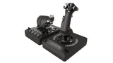 Logitech X56 Hotas Joystick + Acelerador Usb - Iluminacion Rgb - 31 Botones Programables, 13 Ejes Y 5 Selectores De