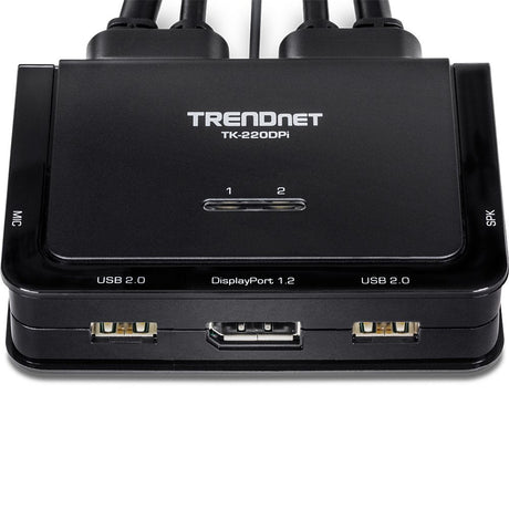 EAN 0710931170283 - Trendnet TK-220DPI interruptor KVM Negro imagen 3