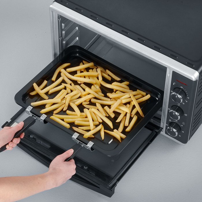 Horno Tostado Severin To 2058, Mini Horno Negro/Plateado 4008146004339