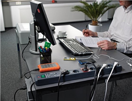 Brennenstuhl Regleta De Enchufes 6 Vías Antracita 3m H05vv-F 3g1.5; 1xmaster 5xslave