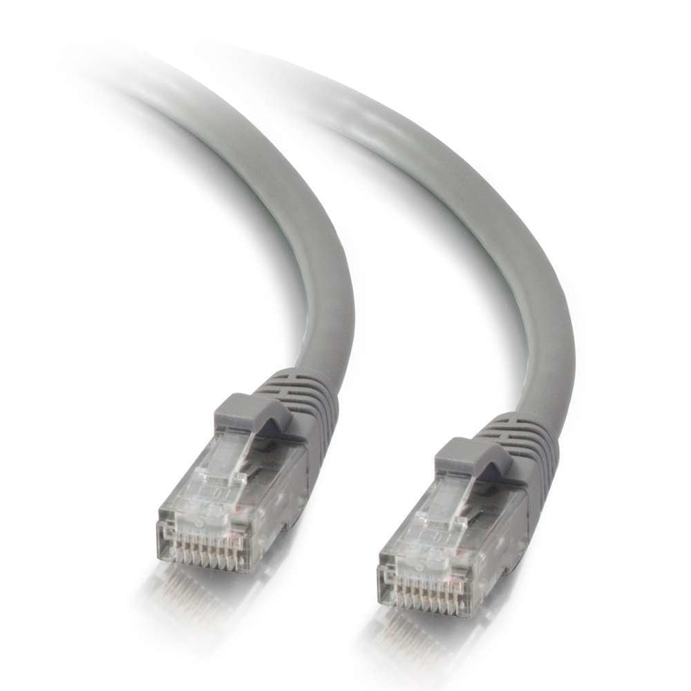 Cable C2g De Conexión De Red De 0,5 M Cat5e Sin Blindaje Y Con Funda (Utp), Color Gris