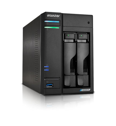 EAN 4710474831425 - Asustor LOCKERSTOR 2 Gen2 (AS6702T) NAS Escritorio Intel® Celeron® N5105 4 GB DDR4 0 TB ADM Negro imagen 1