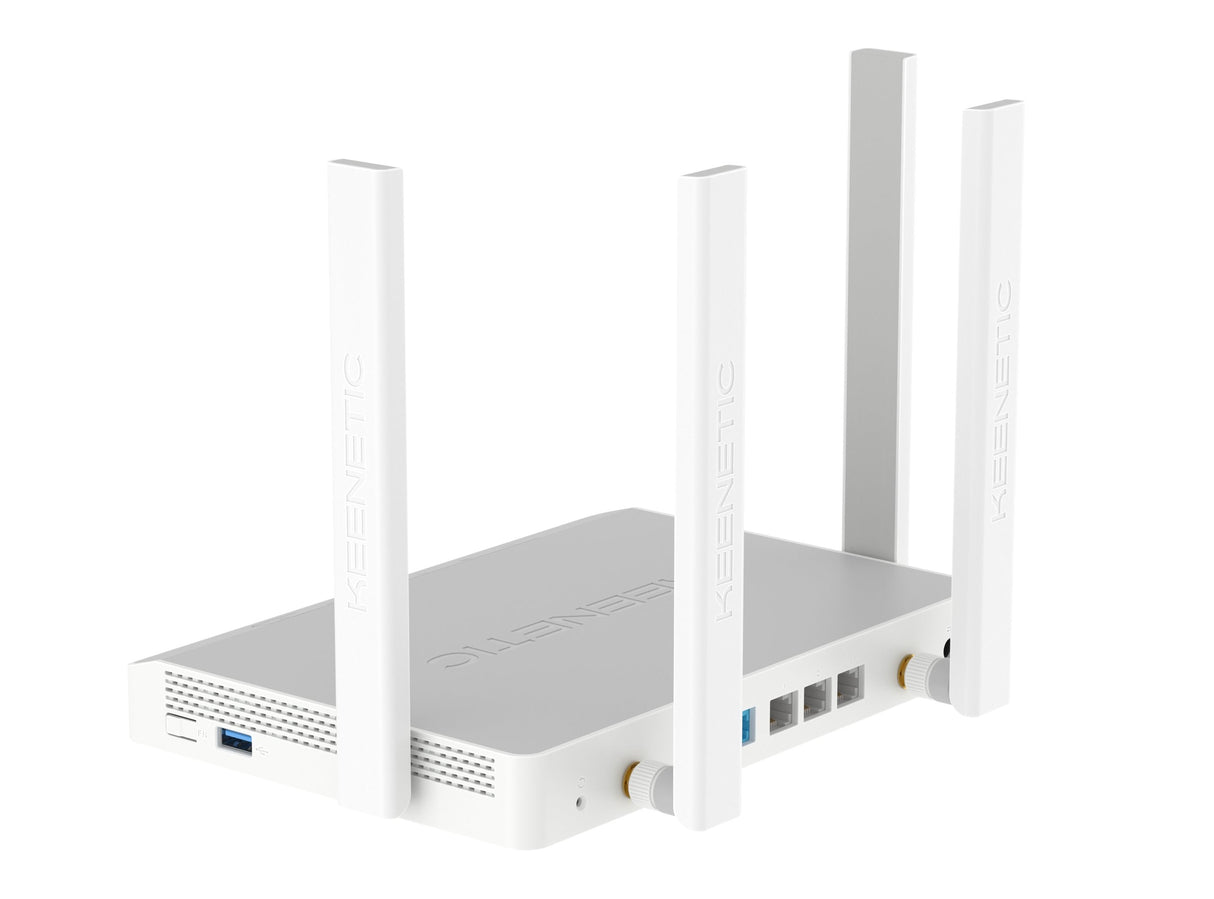 Wireless Router Keenetic Wireless Router 1800 Mbps Mesh Wi-Fi 6 Usb 3.0 4x10/100/1000m Number Of Antennas 4 4g Kn-2311-01eu