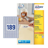 Avery Zweckform L4731rev-25 Etiqueta Autoadhesiva Blanco Rectángulo Redondeado Desmontable 5670 Pieza(S)