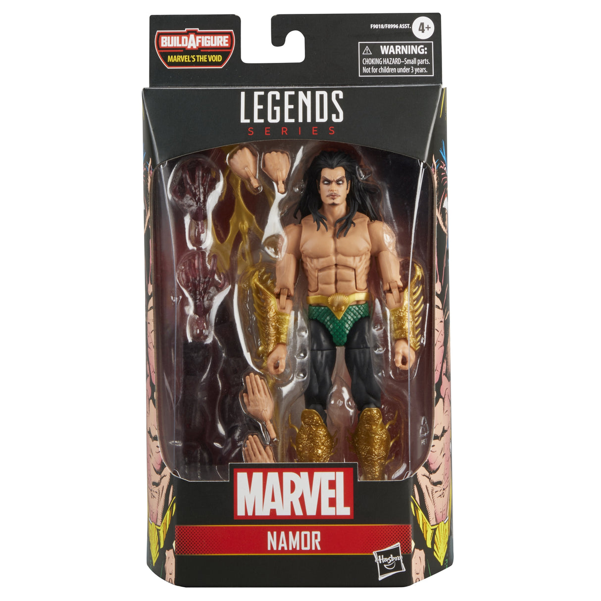 Figura Hasbro Marvel Legends Series Build A Figure Marvels The Void Crystar Namor