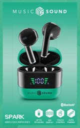 Auriculares Music Sound 8018080488641 Llamadas/Música Bluetooth Verde