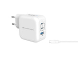 EAN 4015867236505 - Conceptronic ALTHEA17W cargador de dispositivo móvil Universal Blanco Corriente alterna Carga rápida Inte imagen 1