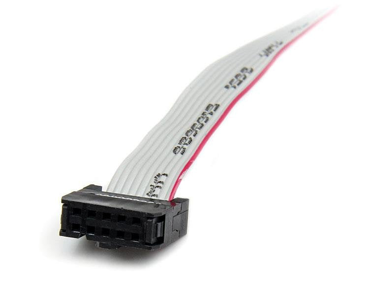 Startech Bracket Serie Db9 Rs232 A Idc 10 Pines Placa Base Perfil Bajo 0.4m Plate9m16lp