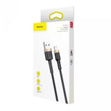Cable De Carga / Datos Baseus Cafule Usb Lightning 2,4a 3m, Oro-Negro