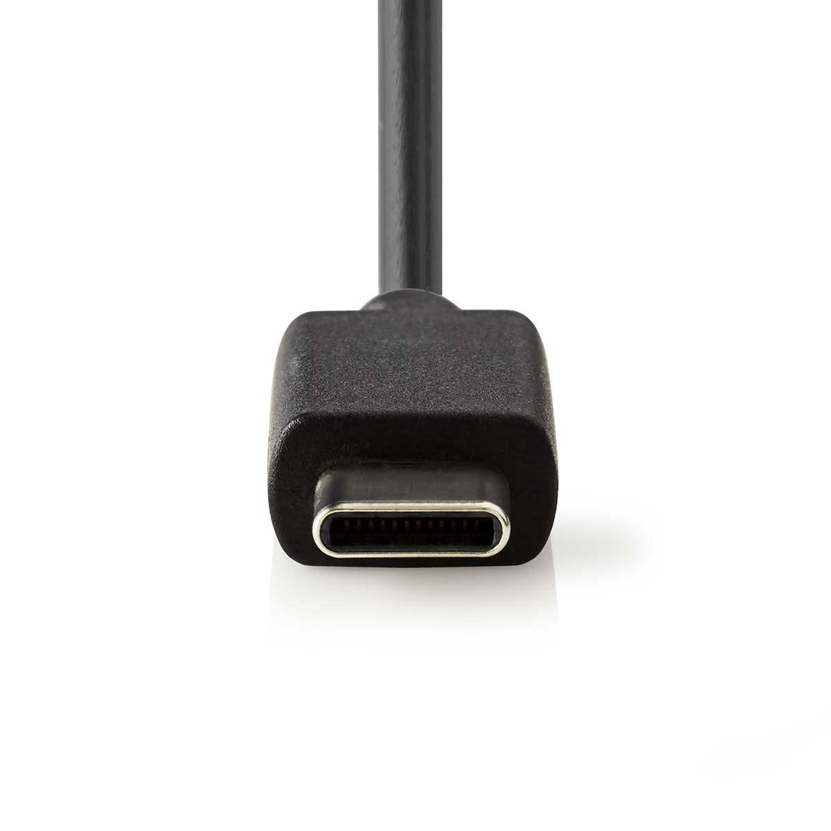 Nedis Cargador De Coche  3,0 A   1 Salida  Usb-C Cable Fijo Blister  Negro