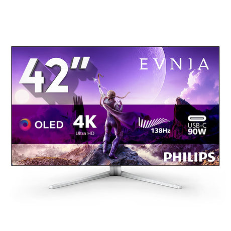EAN 8712581798703 - Philips 42M2N8900/00 pantalla para PC 105,5 cm (41.5") 3840 x 2160 Pixeles 4K Ultra HD OLED Blanco imagen 2