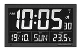 Tfa-Dostmann 60.4505 Reloj De Repisa O Sobre Mesa Reloj De Sobremesa Digital Negro Rectangular