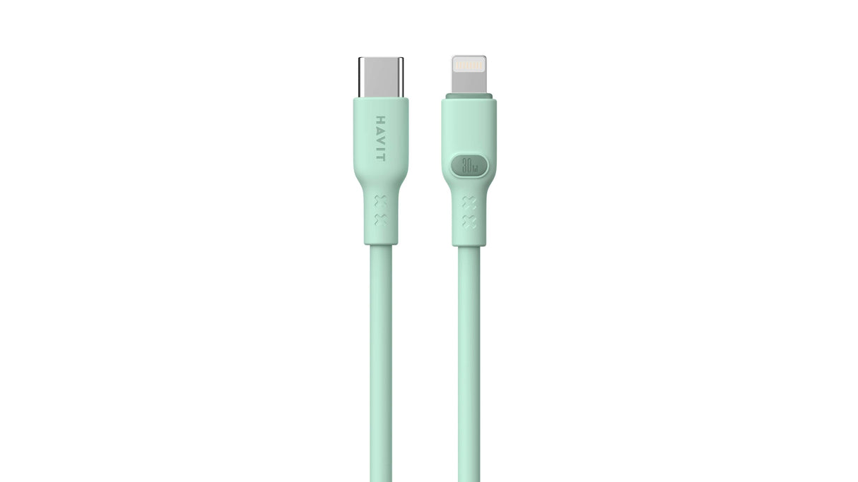 EAN 6939119066222 - Havit 6939119066222 cable de conector Lightning 1 m Verde imagen 1